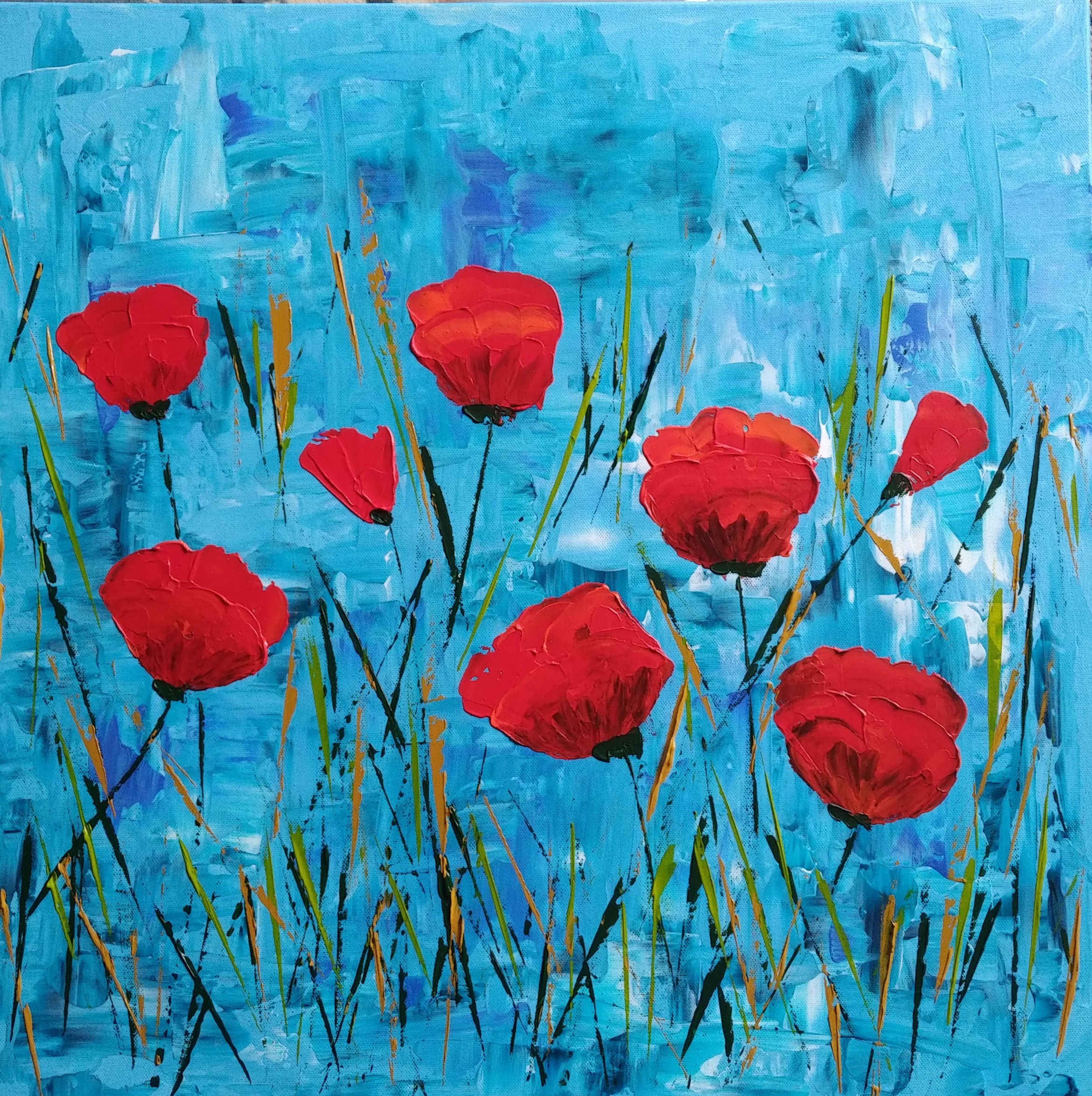 Plenty of Poppies – SOLD