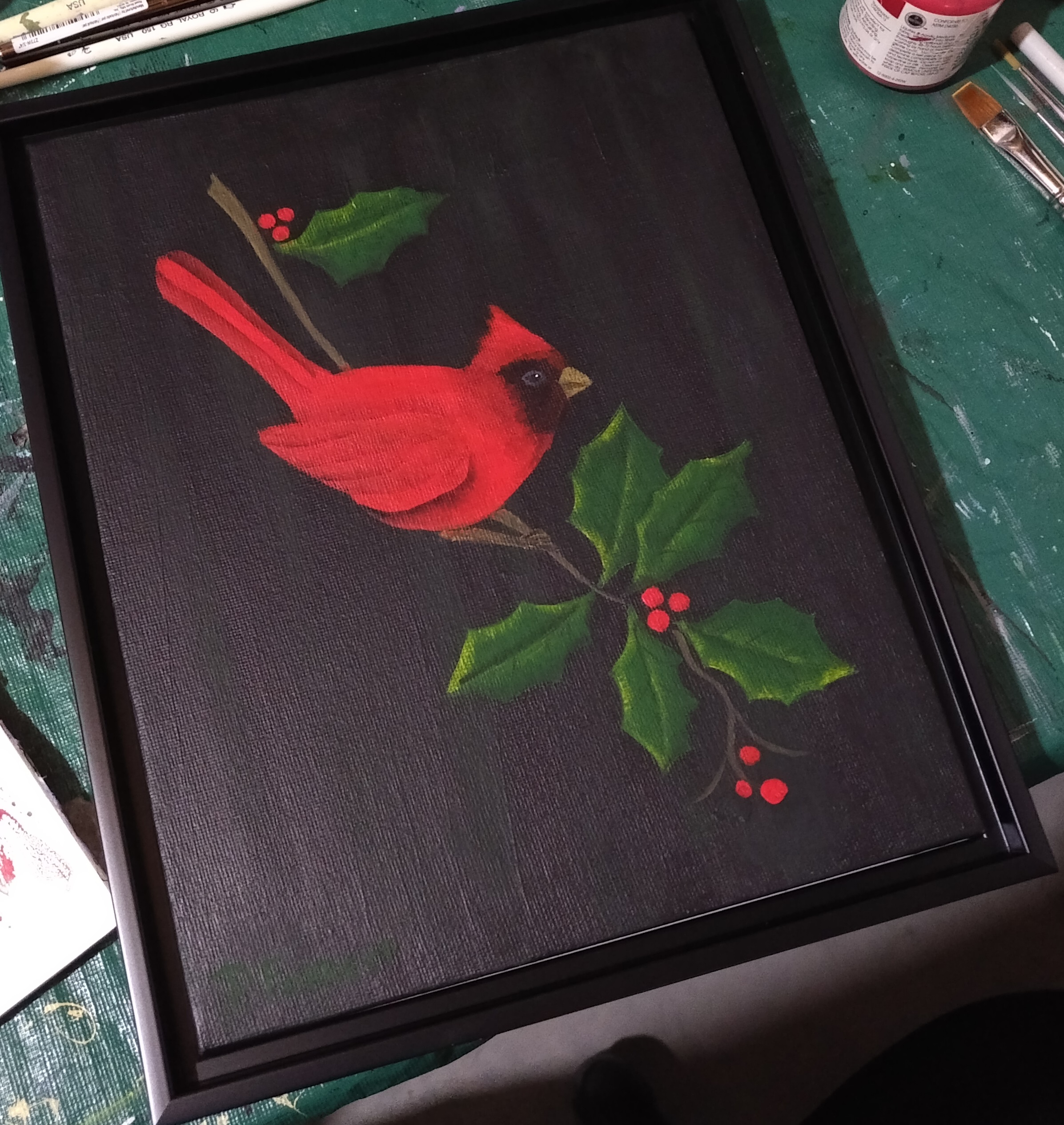 Christmas Cardinal – SOLD