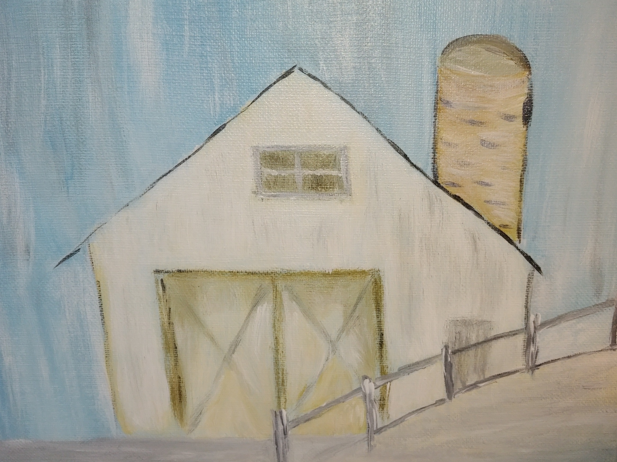 Whitewashed Barn – $40