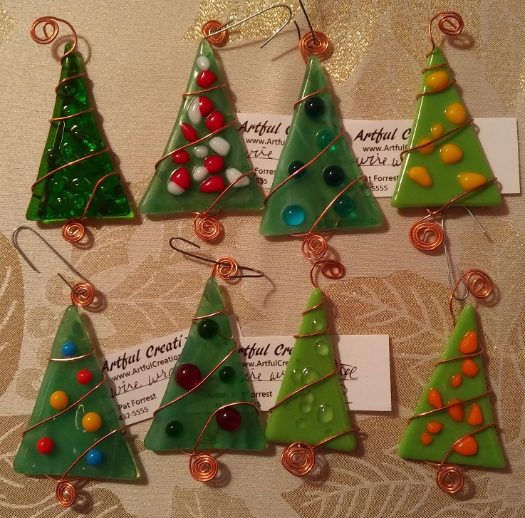 Wire Wrapped Tree Hangers – $5 ea