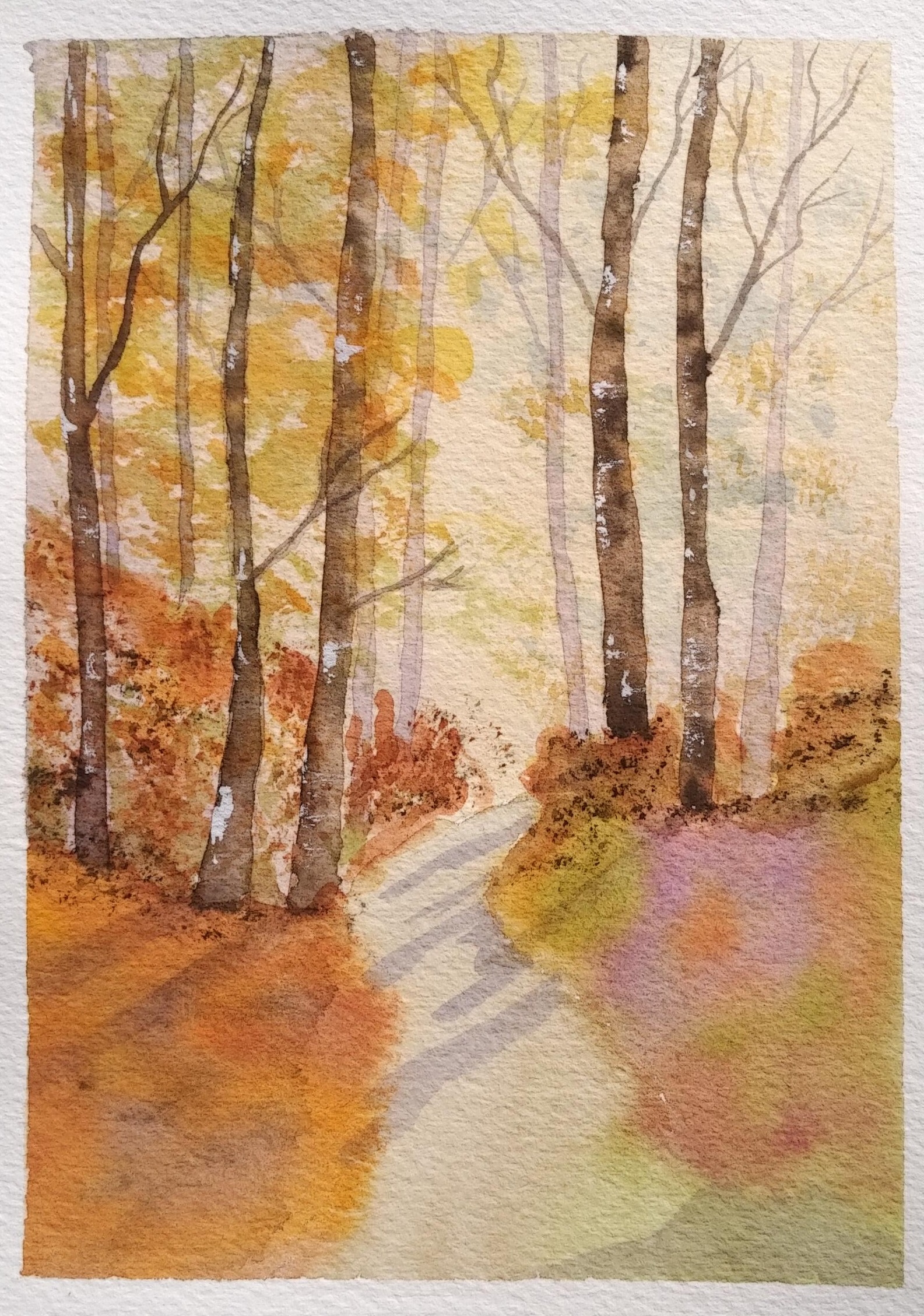 Down the Forest Path – SOLD