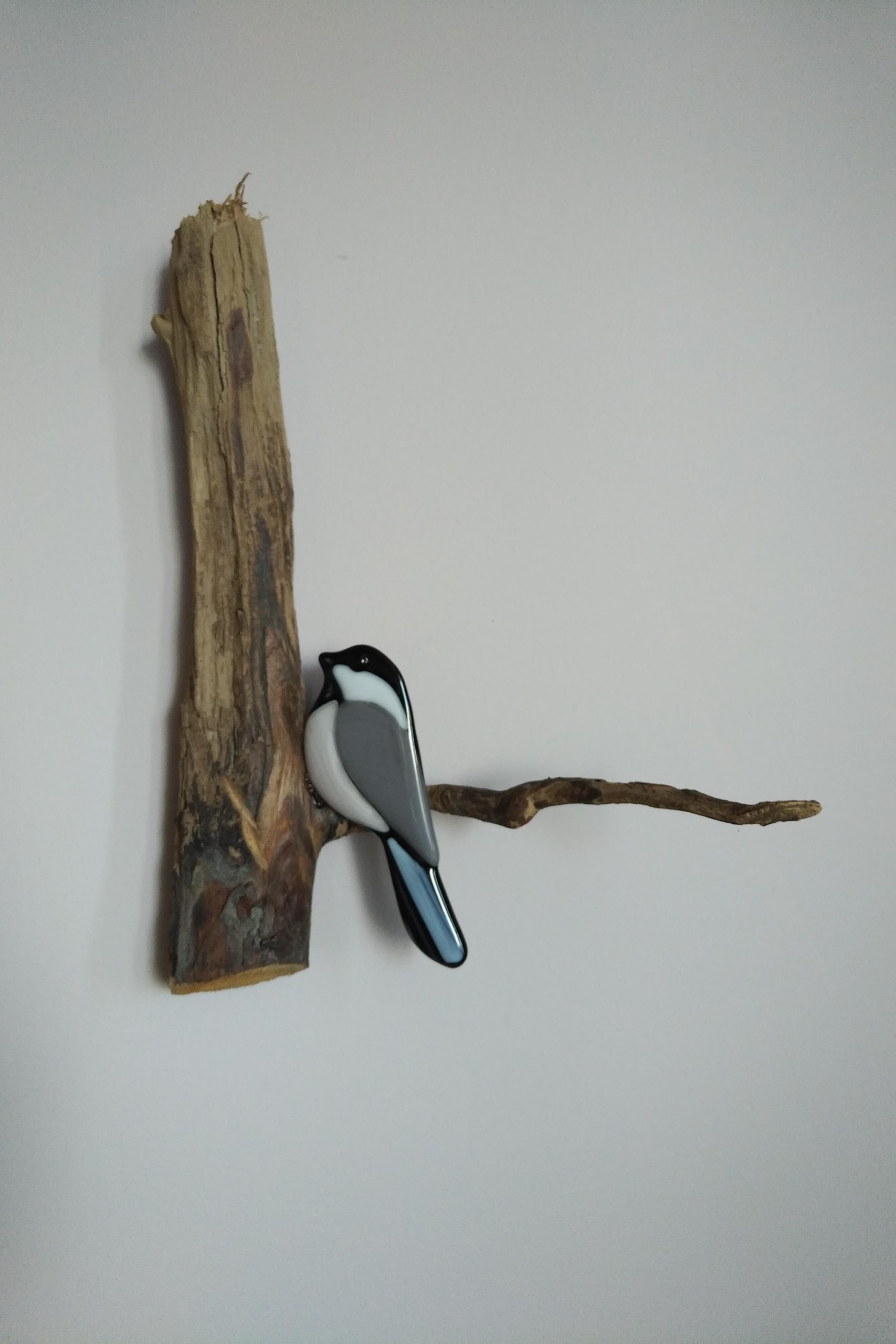 Chickadee on a Driftwood Branch – SOLD