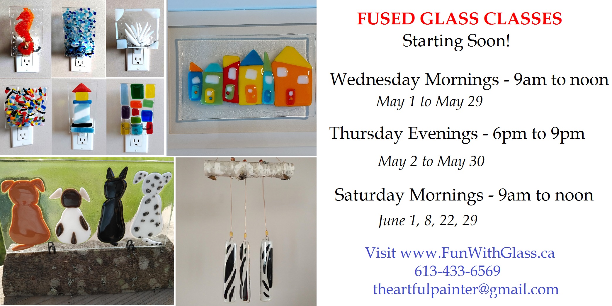 Fused Glass Classes – Book now!